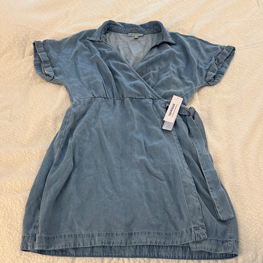 Pale Sky denim dress
